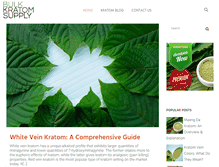 Tablet Screenshot of bulkkratomsupply.com